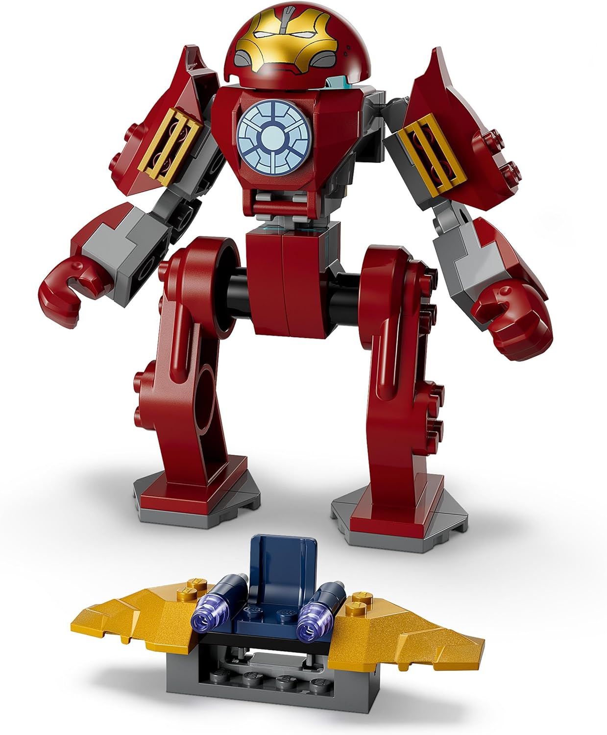 LEGO Marvel Iron Man Hulkbuster vs. Thanos Playset for Kids Aged 4 Plus, Super Hero Action Based on Avengers: Infinity War, with Buildable Action Figure, Toy Plane and 2 Minifigures 76263