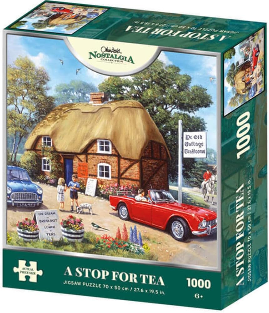 Kevin Walsh Nostalgia A Stop for Tea 1000pc Jigsaw Puzzle