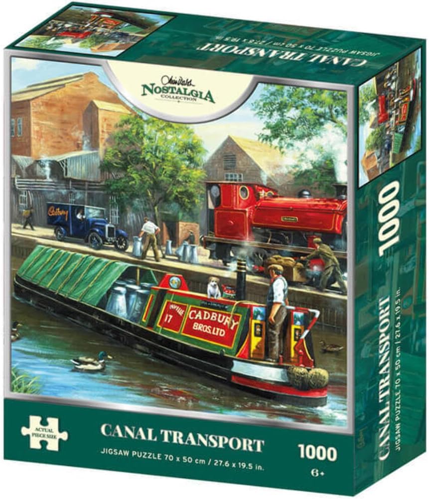 Kevin Walsh Nostalgia Canal Transport 1000pc Jigsaw Puzzle