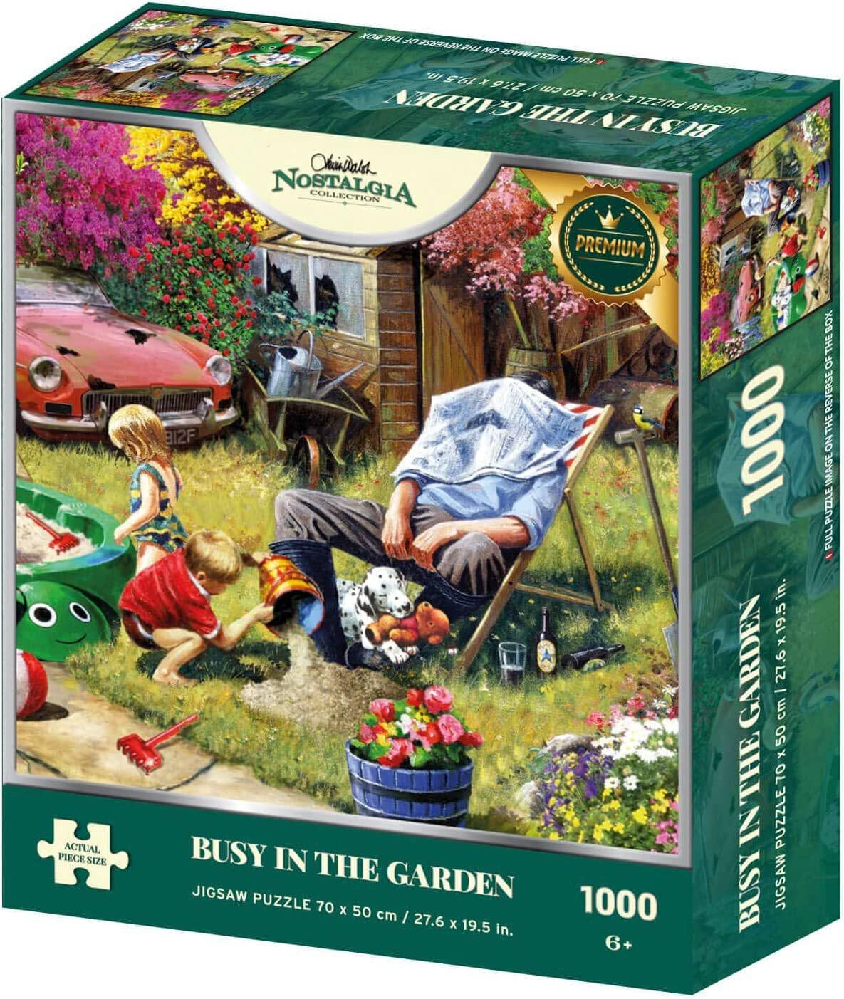 1000 Piece Jigsaw Puzzle | Busy in the Garden