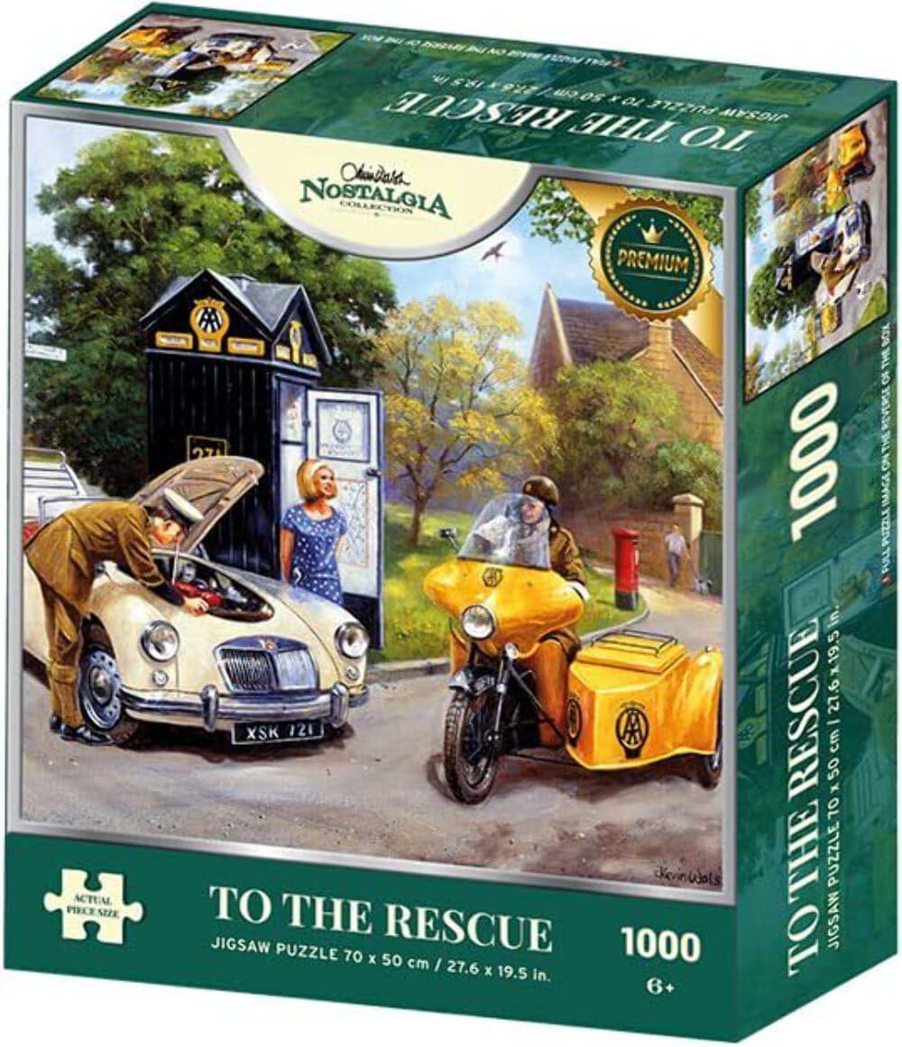 Kevin Walsh Nostalgia K33024 To The Rescue - Rompecabezas de rompecabezas (1000 piezas