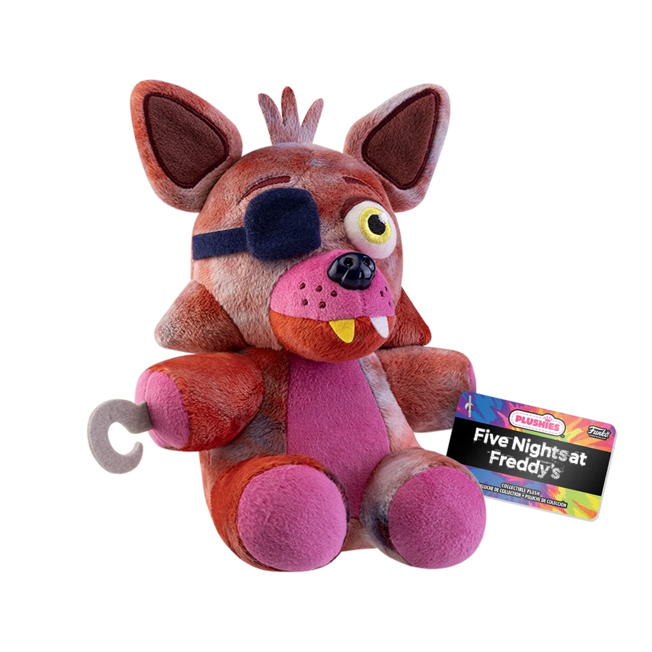 Funko Plush: Five Nights At Freddy's (FNAF) TieDye - Foxy - Soft Toy - Birthday Gift Idea - Official Merchandise - Stuffed Plushie For Kids And Adults - Ideal For Video Games Fans And Girlfriends