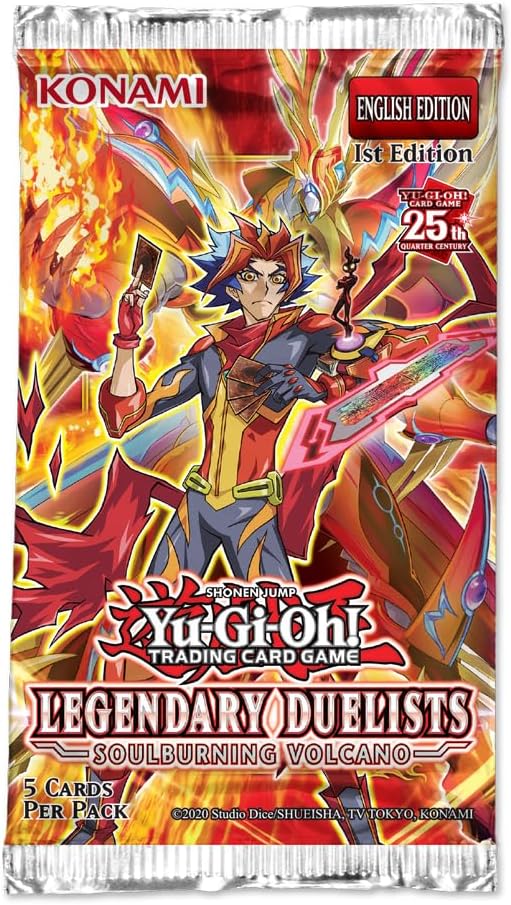 Konami YU-Gi-Oh! TCG - Legendary Duelists: Soulburning Volcano Booster Pack Display (36 Boosters