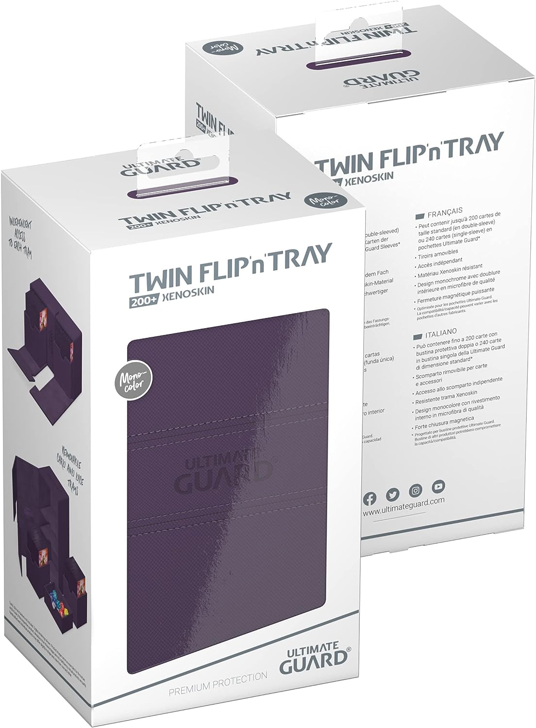 Ultimate Guard Twin Flip`n`Tray 200+ Monocolor