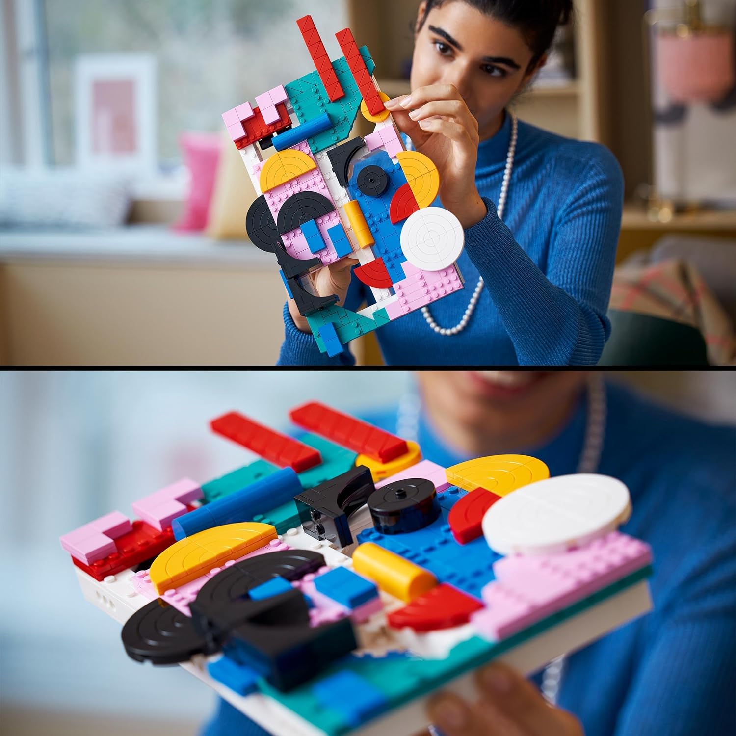 LEGO 31210 ART Modern Art Set, Create A Colourful Abstract Wall Canvas, Home Decor for Living Room or Bedroom, Crafts Creative Activity for Adults and Teens, Gift for Women, Men