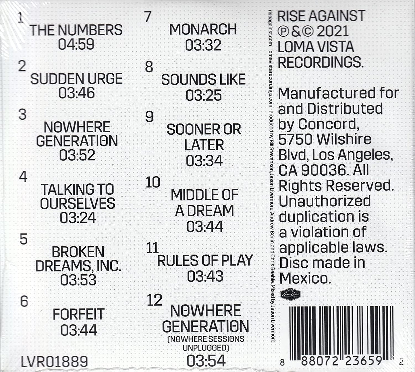 Nowhere Generationbonus Track