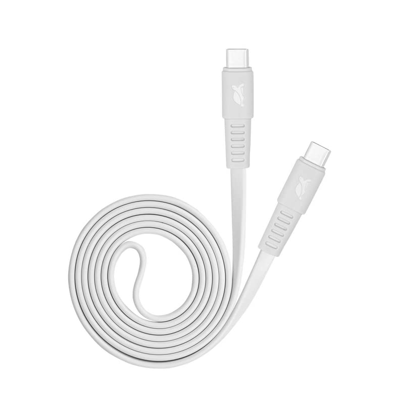 Rivacase PS6005 WT12 Type-C to Type-C Cable, 1.2 meter Length, White