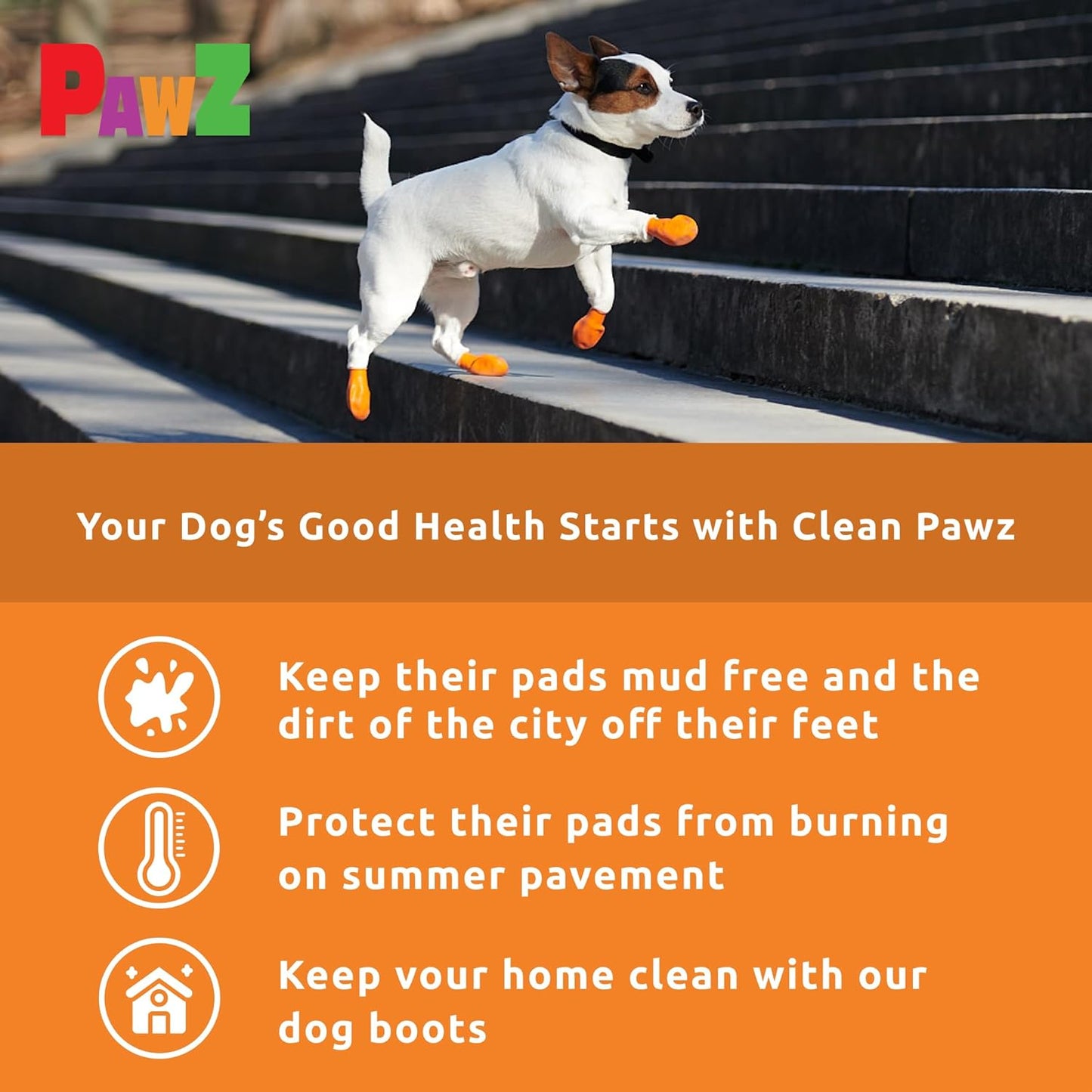 Pawz Dog - Dog Boots Oranges
