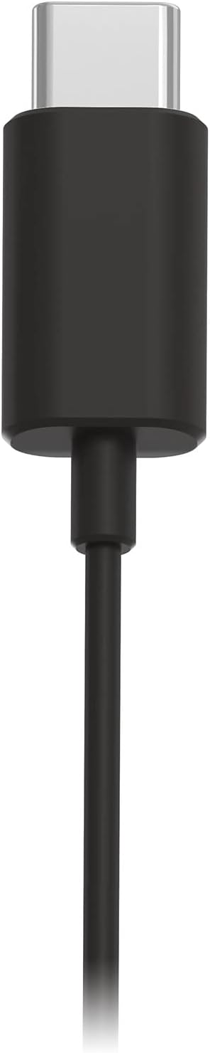 PHILIPS TAE5008BK In-Ear Headphones With Mic | Lightweight Wired Headphones | USB-C Connector | 1.2 m Cable | 3 Button In-Line Remote | 3 Eartip Sizes | Clear Sound & Punchy Bass |