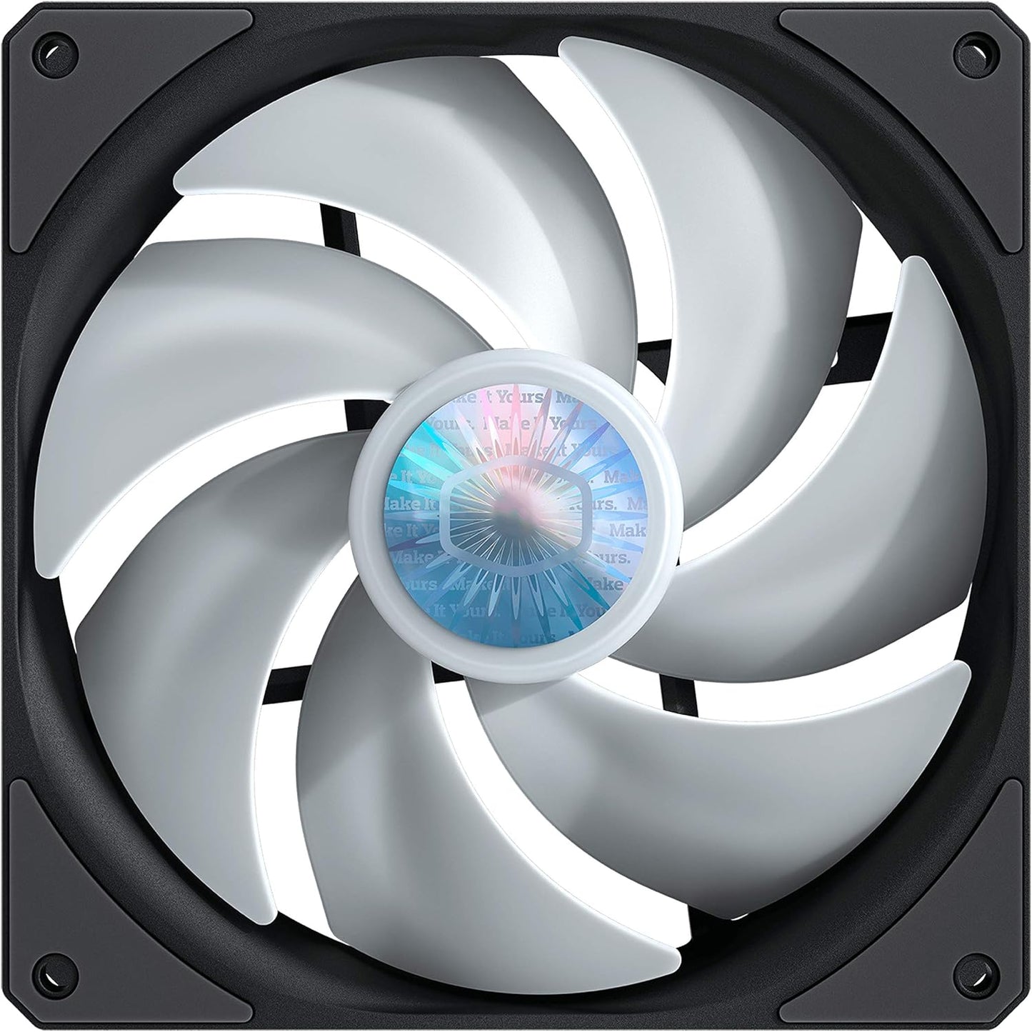 Cooler Master SickleFlow 140 ARGB Case & Cooling Fan - ARGB Motherboard Compatible, Translucent Air Balance Blades, 67 CFM, 2.25 mmH2O, 10 to 27 dBA - ARGB ARGB 140 mm