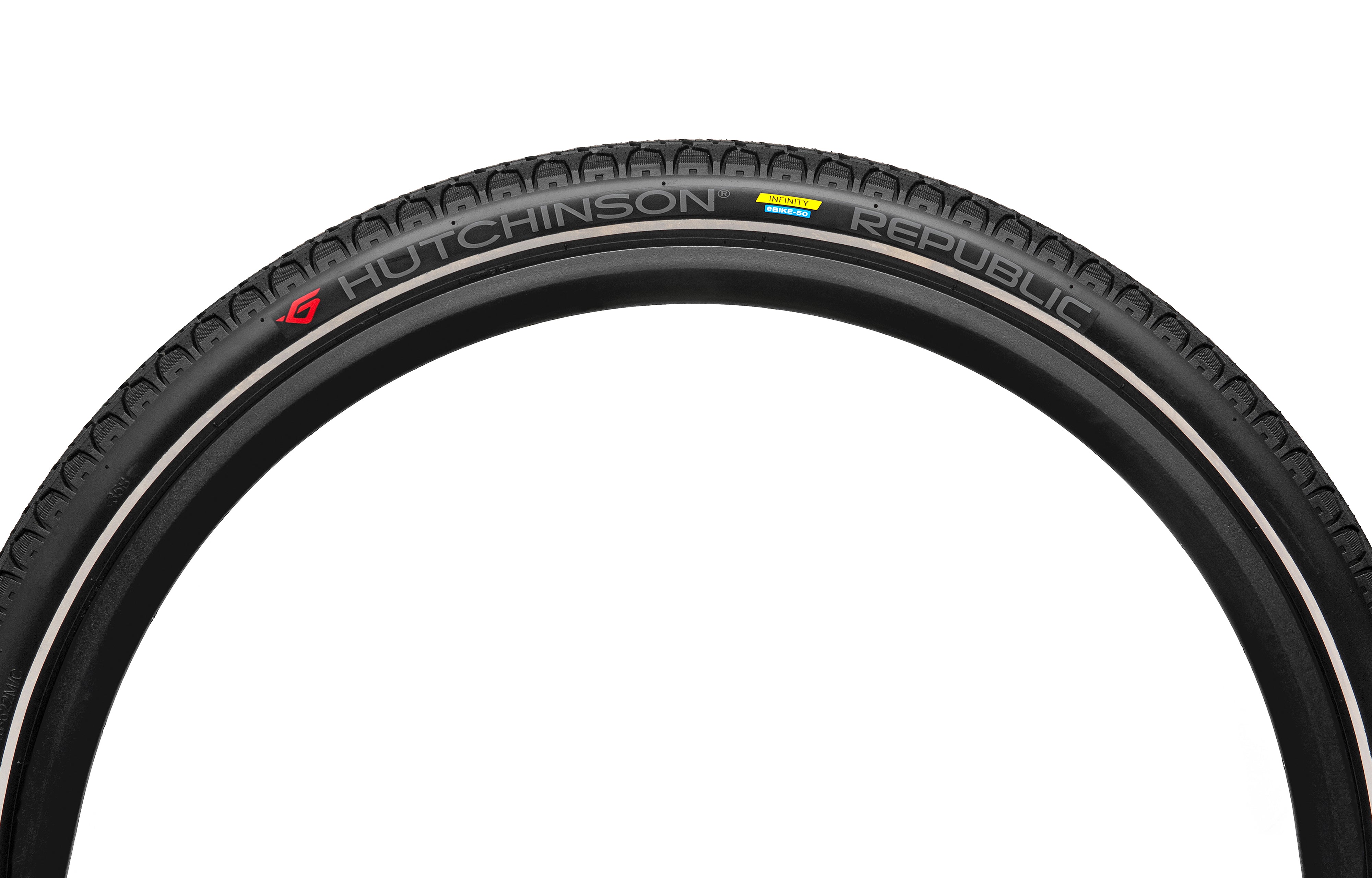 Hutchinson Republic Ebike City Tyre Black, Reflex Black, Reflex 29 x 2.40