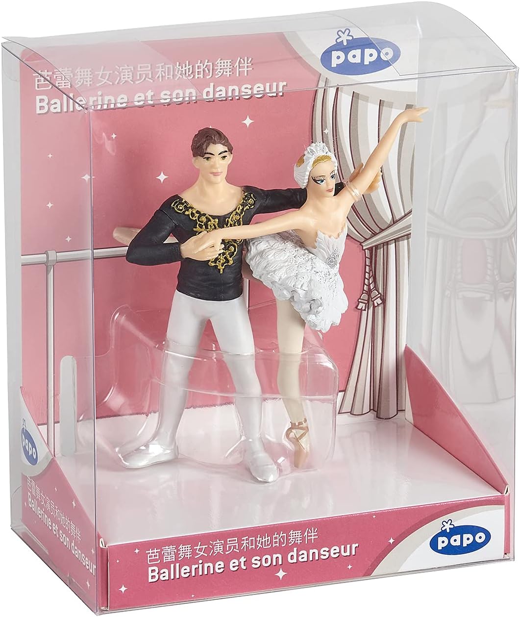 Papo ENCHANTED WORLD Figurine, 39128 Ballerina and her Partner, Multicolour