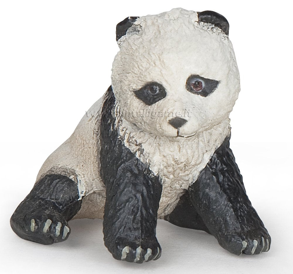 Papo WILD ANIMAL KINGDOM Tiere Figurine, 50135 Sitting Baby Panda, Multicolour