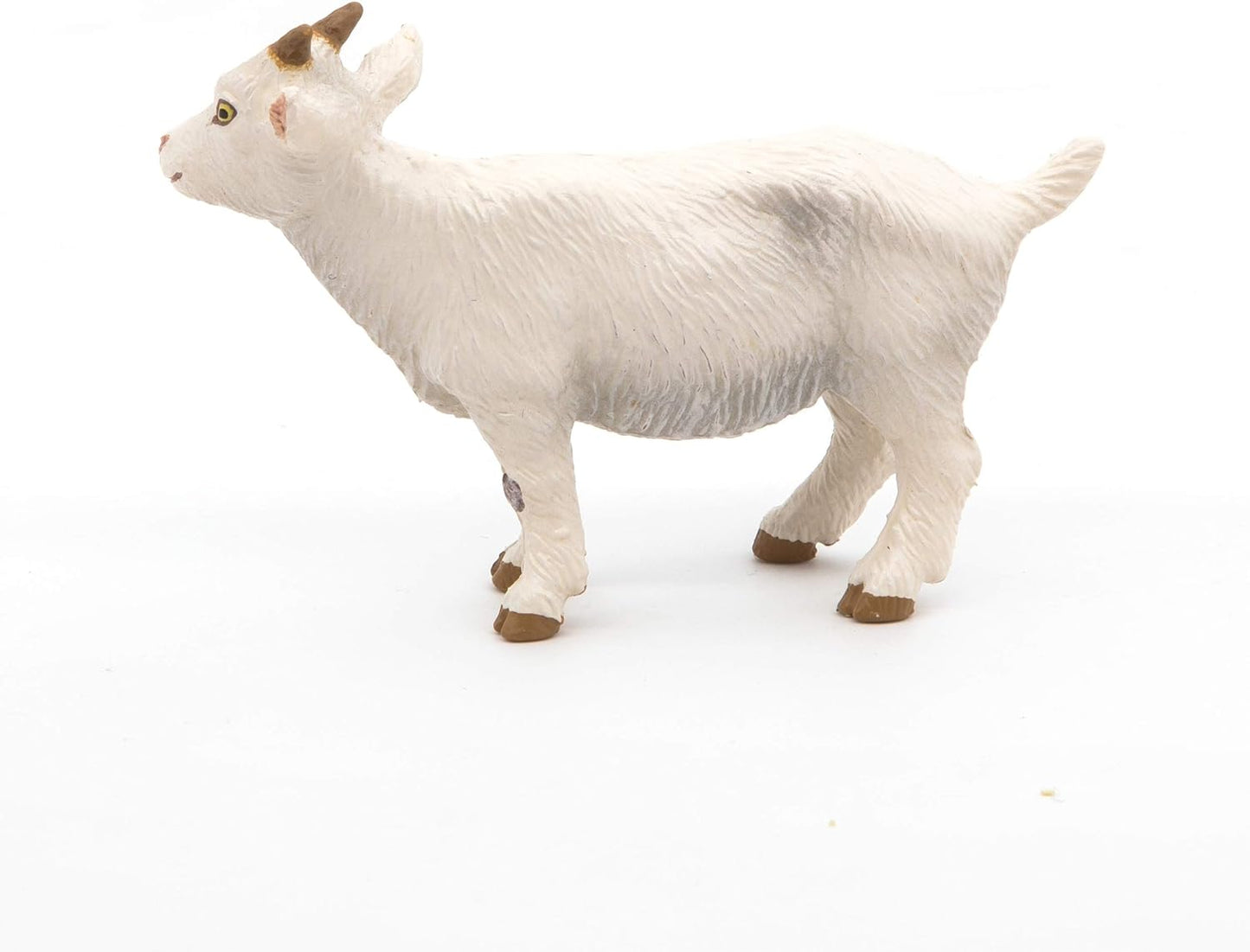PAPO FARMYARD FRIENDS Figurine, 51146 White Kid Goat, Multicolour, 12 x 13 x 7 cm