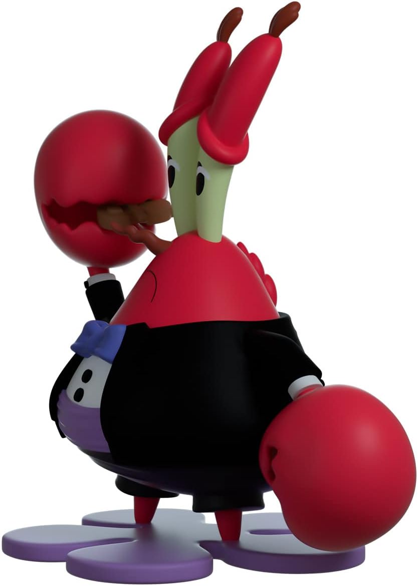 Youtooz Mr Krabs and The Smallest Violin 4.4" Inch Vinyl Figure, Official Licensed Mr. Krabs and The Smallest Violin Collectible from Spongebob Squarepants by Spongebob Squarepants Collection, Red