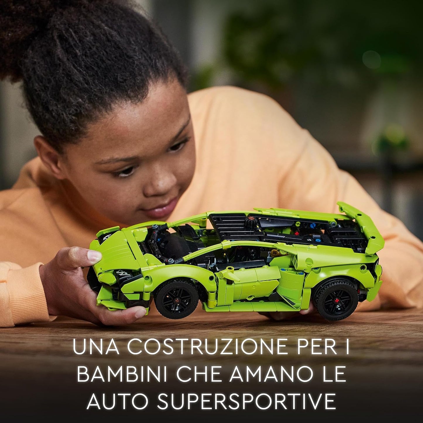 LEGO Technic Lamborghini Huracán Tecnica Toy Car Model Kit, Racing Car Building Set, 42161 & 76914 Speed Champions Ferrari 812 Competizione, Sports Car Toy Model Building Kit, 2023 Series + Speed Cham