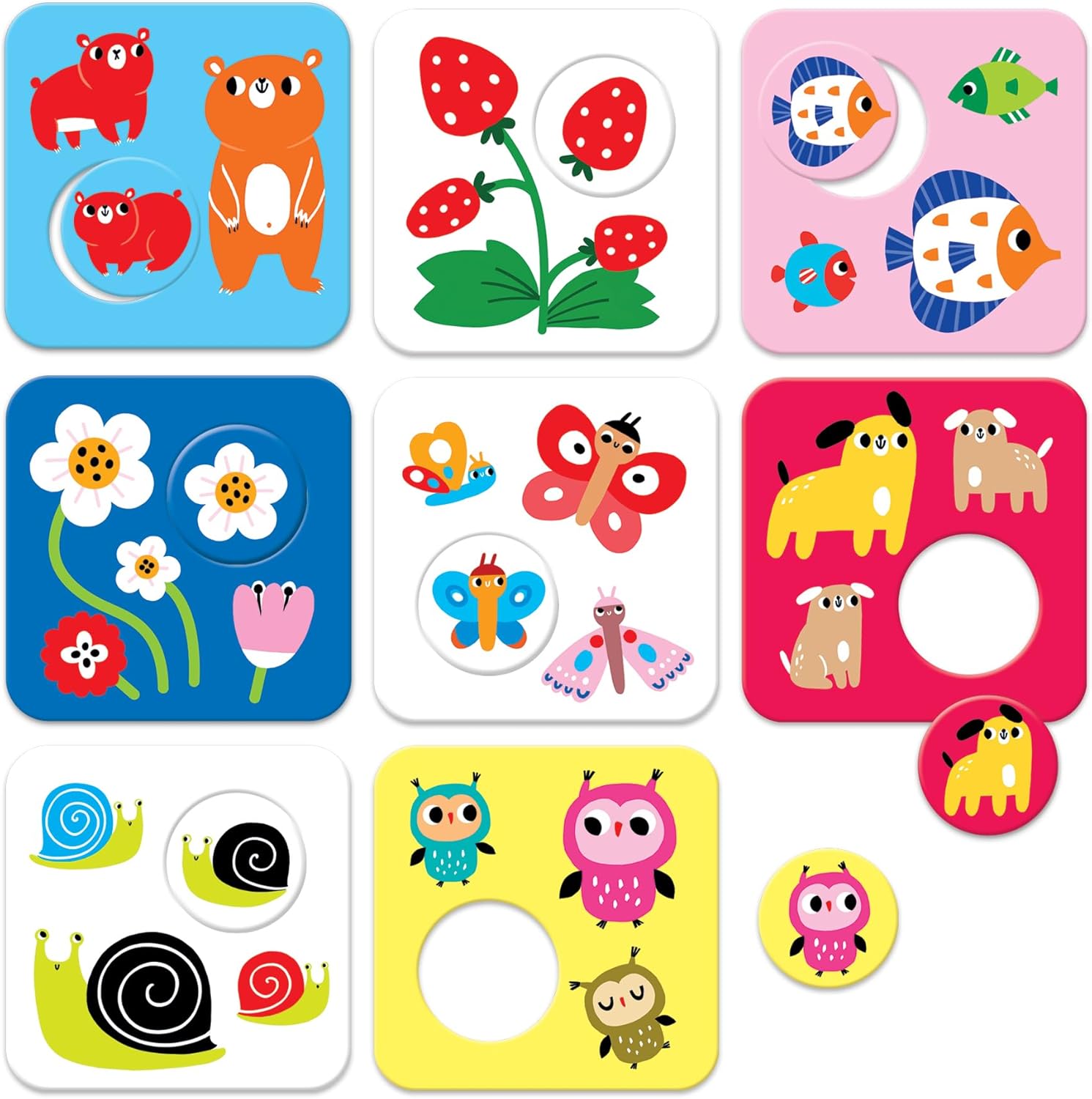 High Contrast Match the Batch Puzzles 15m+ Toddler Puzzle