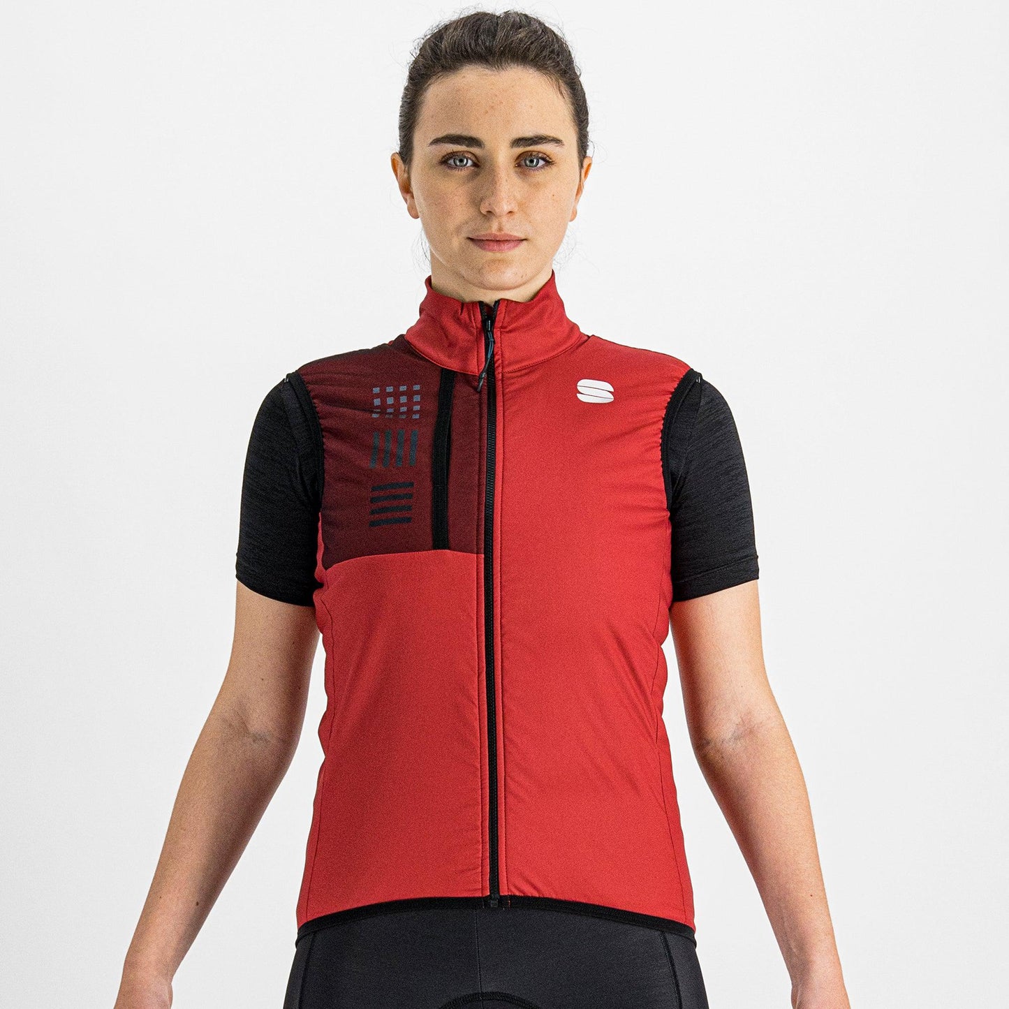 Sportful Giara Layer Women's Vest XL Red Rumba