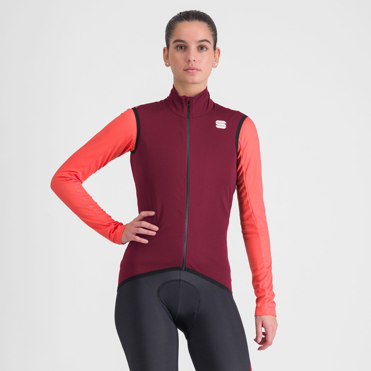 Sportful Fiandre Light Norain Women's Vest L Red Wine