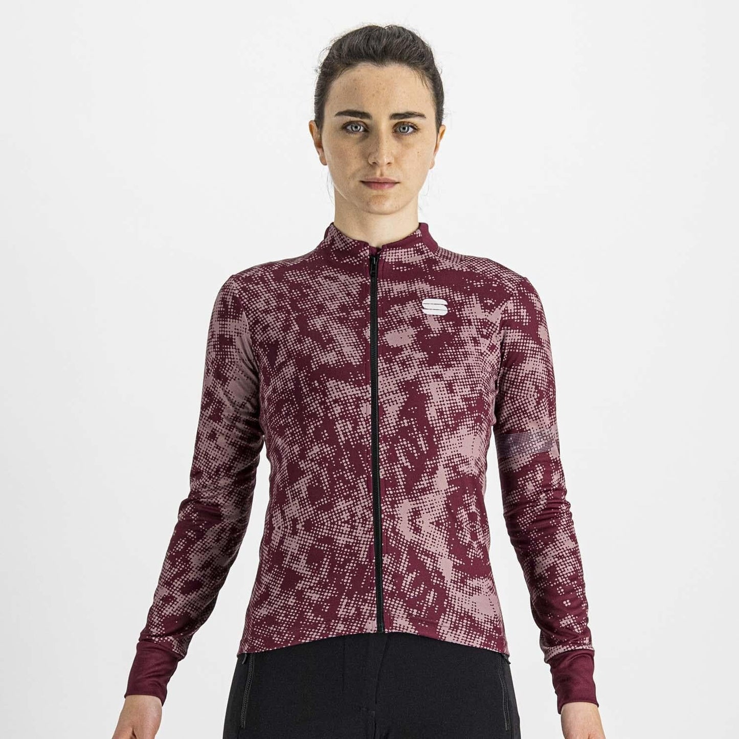 Sportful Escape Supergiara Women's Thermal Jersey L Red Wine/Mauve