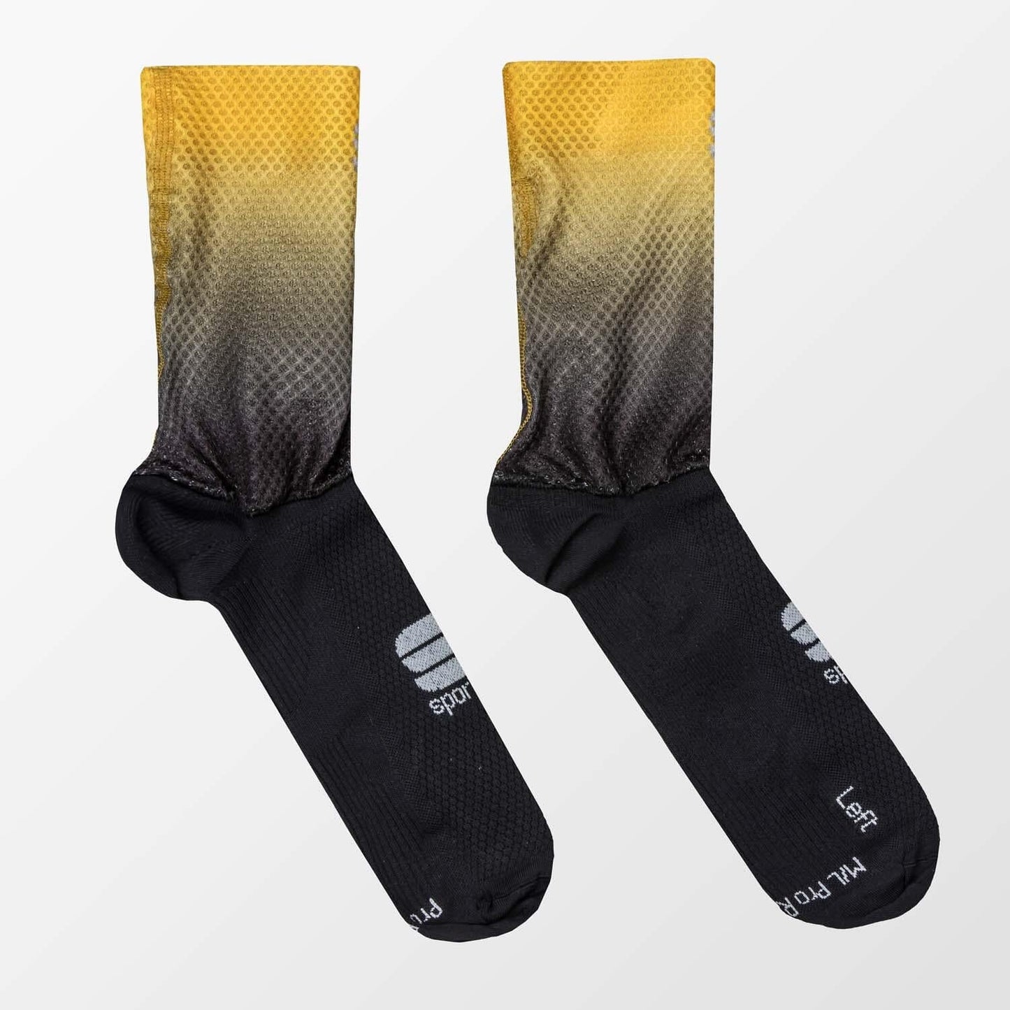 Sportful Race Mid Socks S Black Yellow