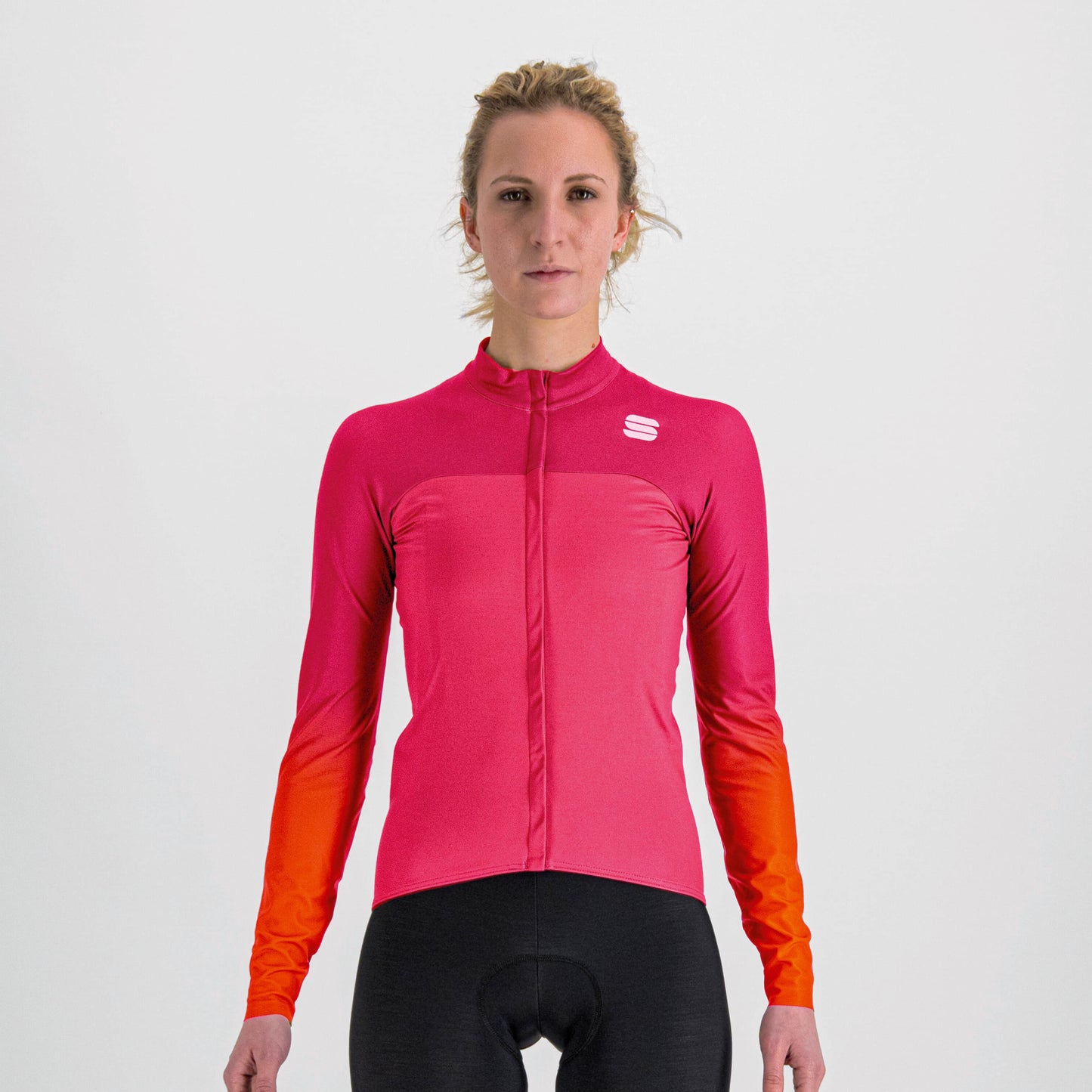 Sportful BodyFit Pro Women's Long Sleeve Thermal Jersey M Raspberry/Pompelmo