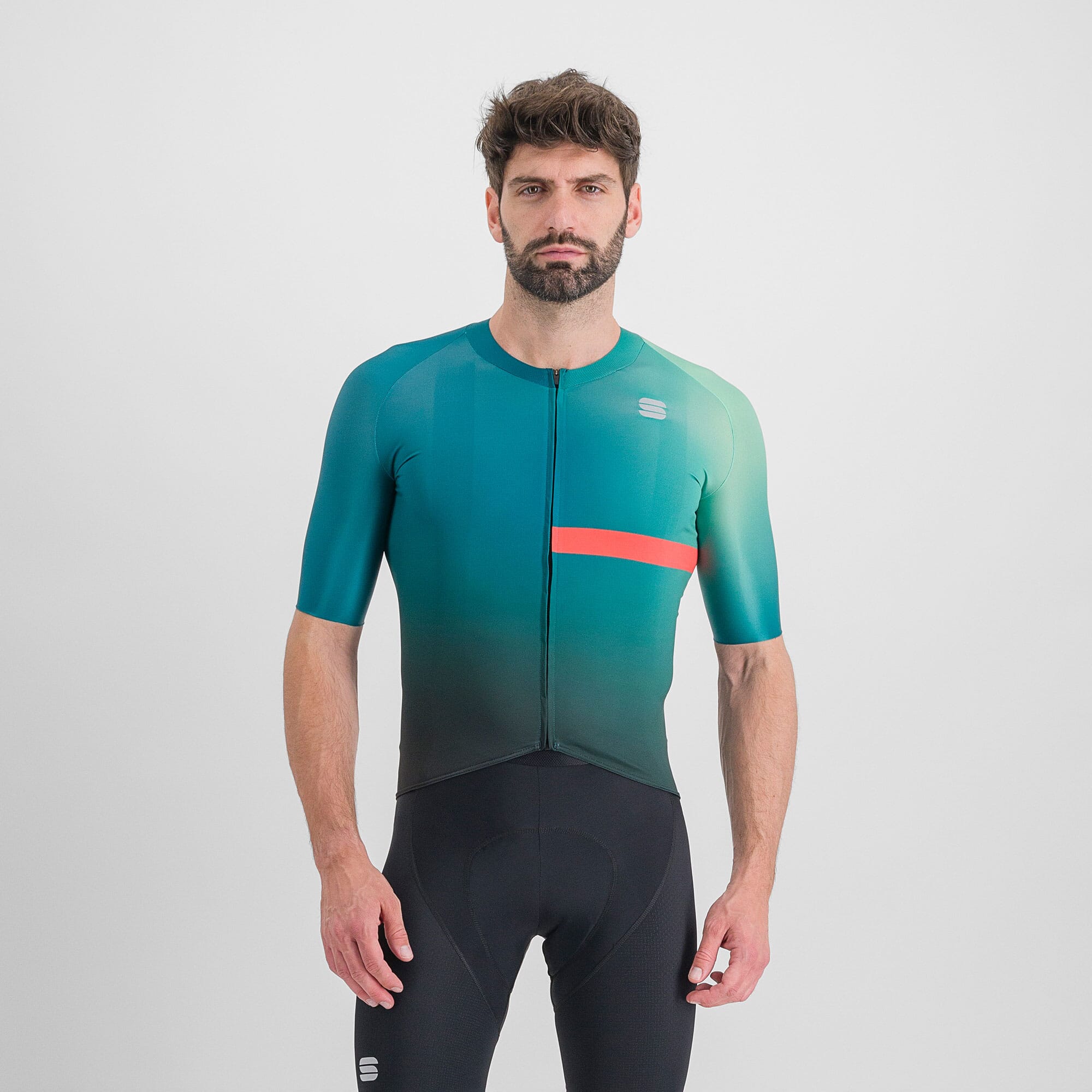 Sportful Bomber Jersey 3XL Shade Spruce/Pompelmo