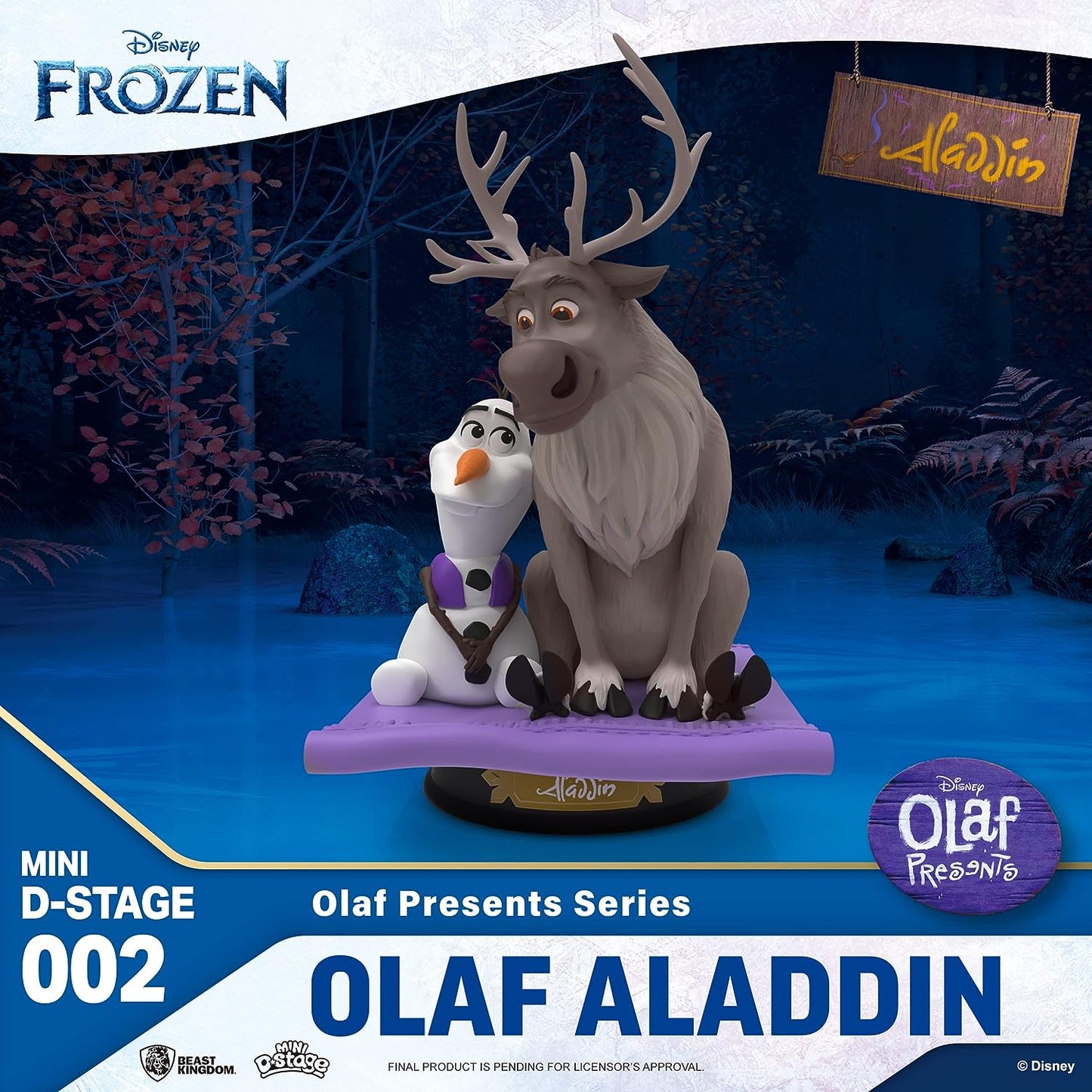 Beast Kingdom Disney - Mini Diorama-002 - La Reine des neiges - Olaf Presente Series (Set)