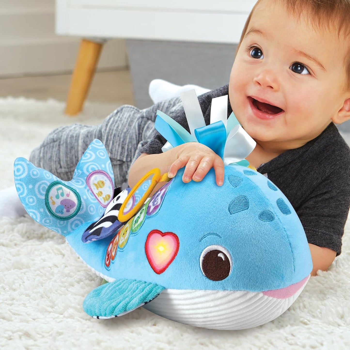VTech 80-562823 Plush & Leather Whale