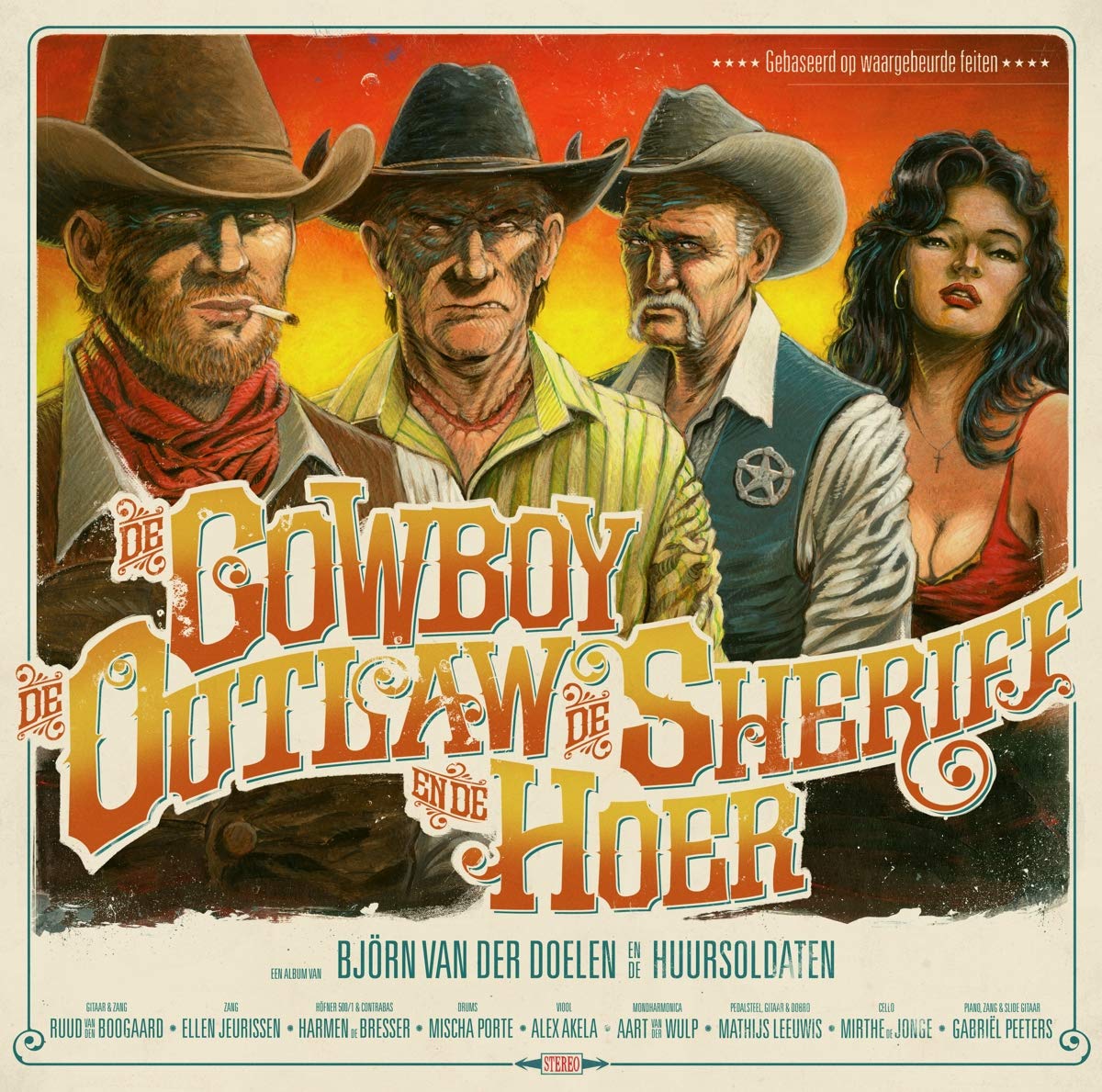 Cowboy, de Outlaw, de Sheriff en de Hoer
