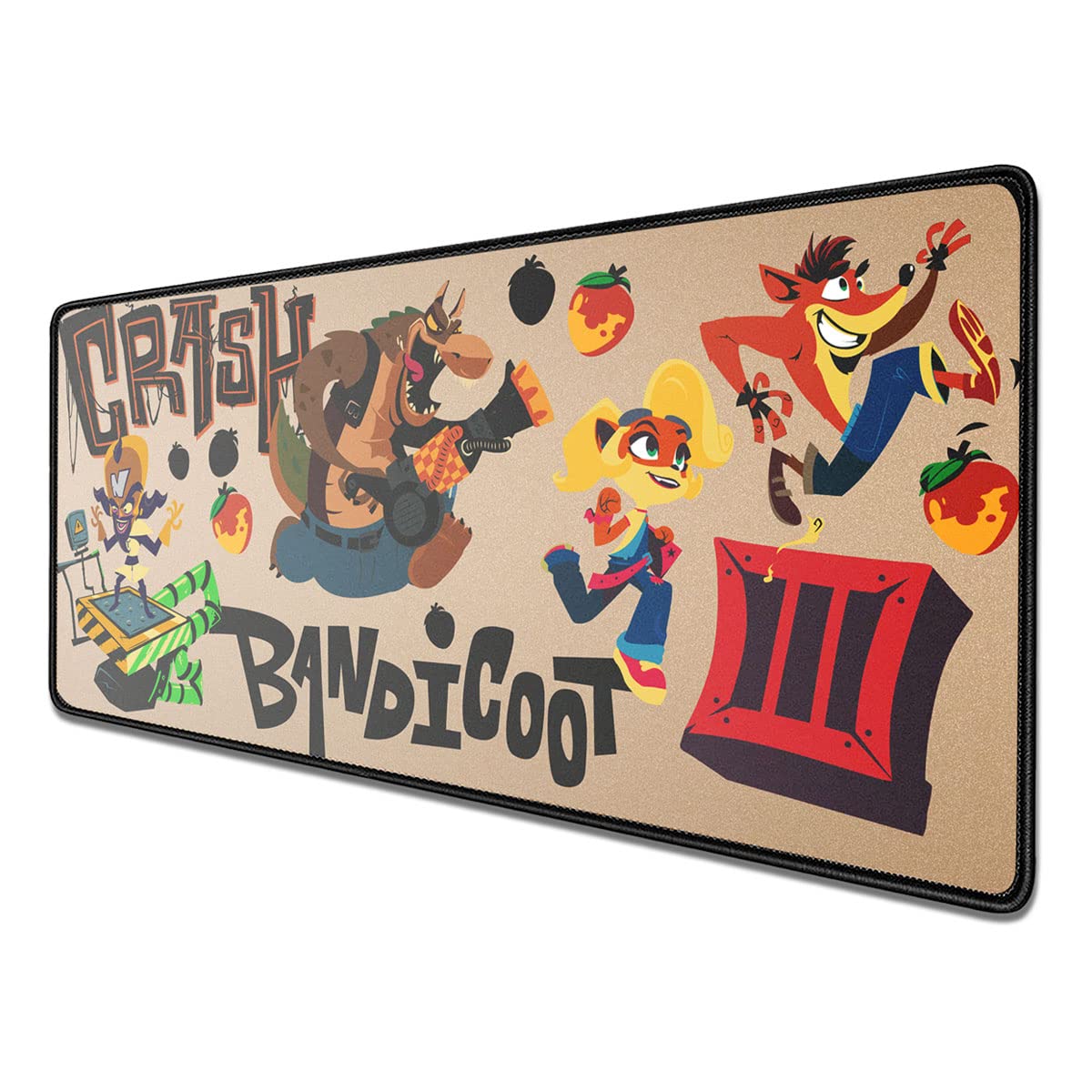 DEVplus Crash Bandicoot XXL tapis de souris Illustration