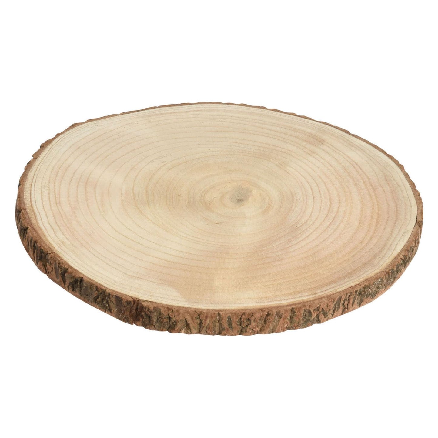 PERAGA GARDEN Decorative Disc in Natural Wood 30X2CM ADDOBBI Decor Christmas
