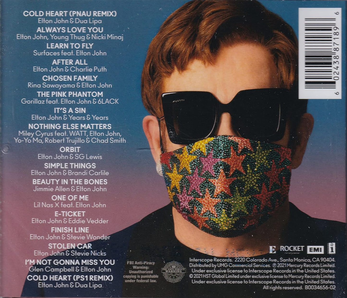 ELTON JOHN-LOCKDOWN SESSIONS -BONUS TRACK REMIX