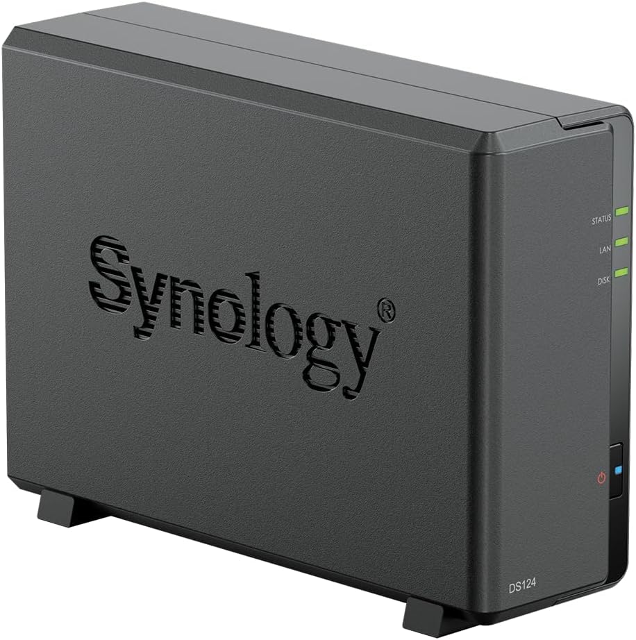 Synology DiskStation DS124 1 Bay Desktop NAS