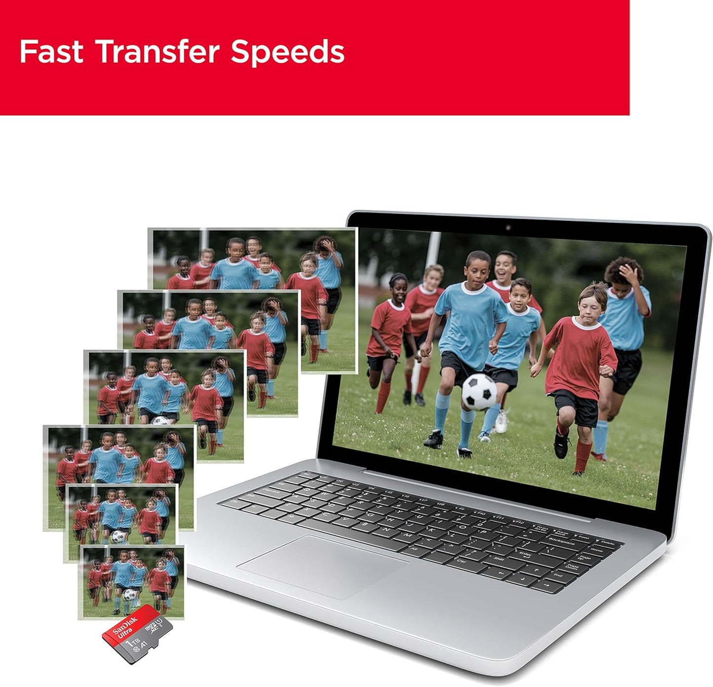 SanDisk 64GB Ultra microSDXC card + SD adapter up to 140 MB/s with A1 App Performance UHS-I Class 10 U1