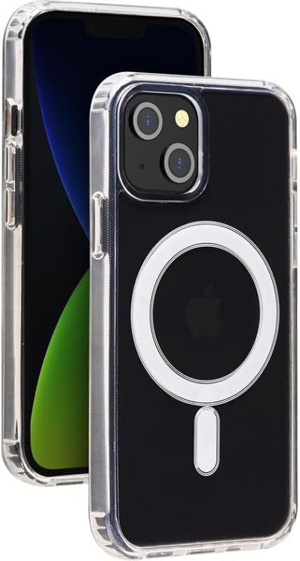 Bigben Schutzhülle für iPhone 14 Plus, kompatibel mit MagSafe, Hybrid, transparent