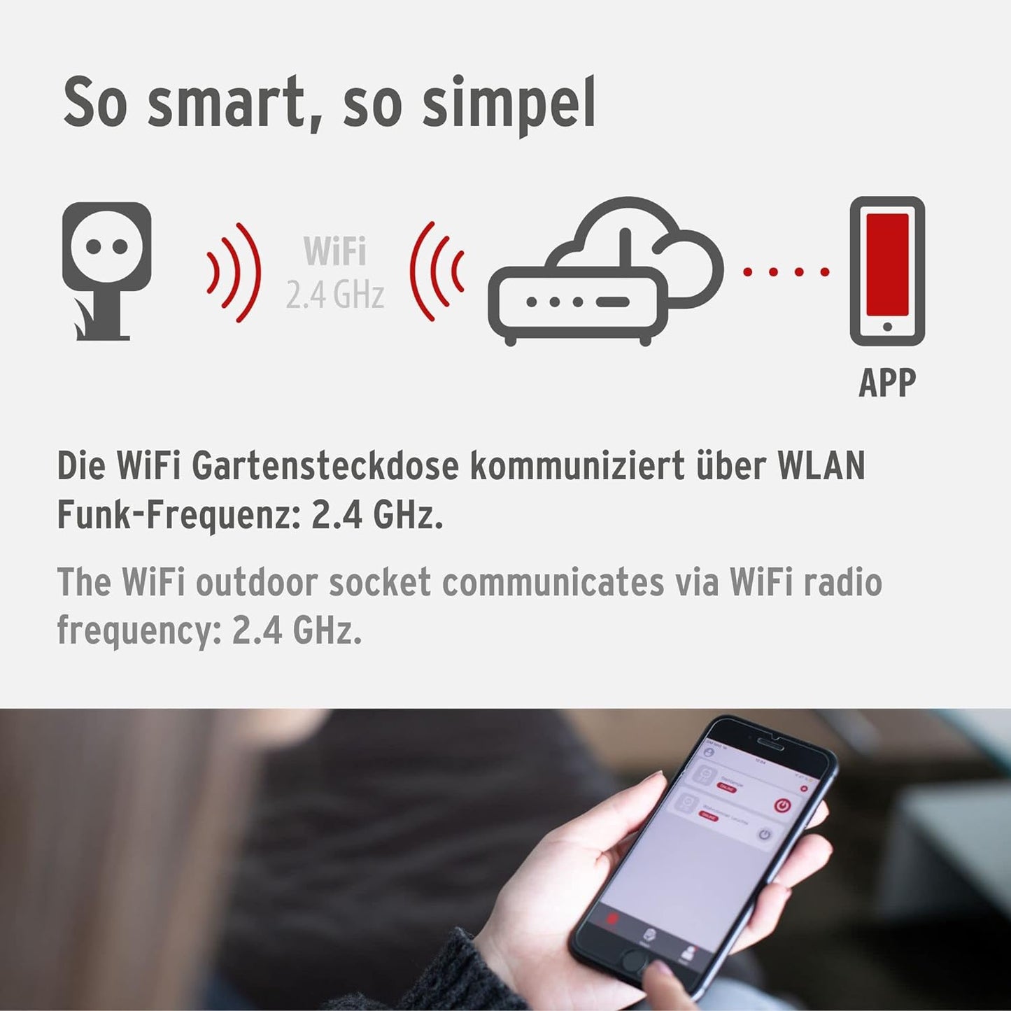 brennenstuhl Connect 2-fach 10 m ErdspieB WLAN-Ste