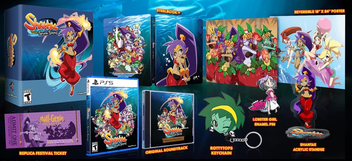 Shantae and the Seven Sirens Collector's Edition, Playstation 5: Limited Run Games #07