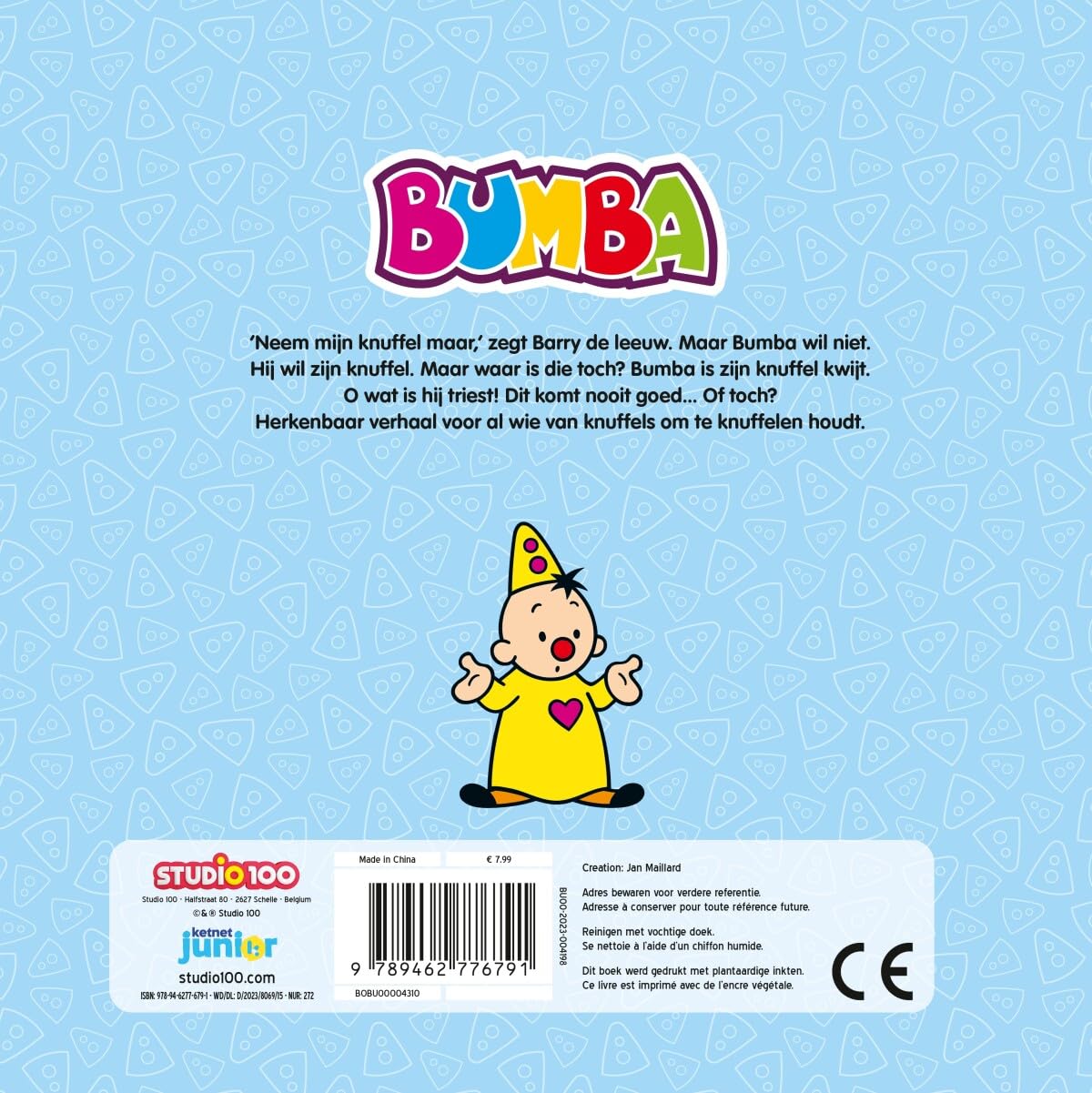 Studio 100 - Bumba Kartonboek - Knuffel Kwijt