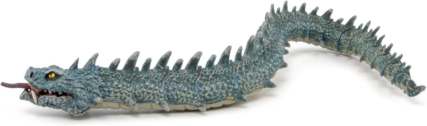 Papo - Gray Dragon -Fantasy Figurine - 3 years old - Hand painted Figurine - Realistic statuette - Educational toy - Hand painted - Collection - Decoration - Children's gift