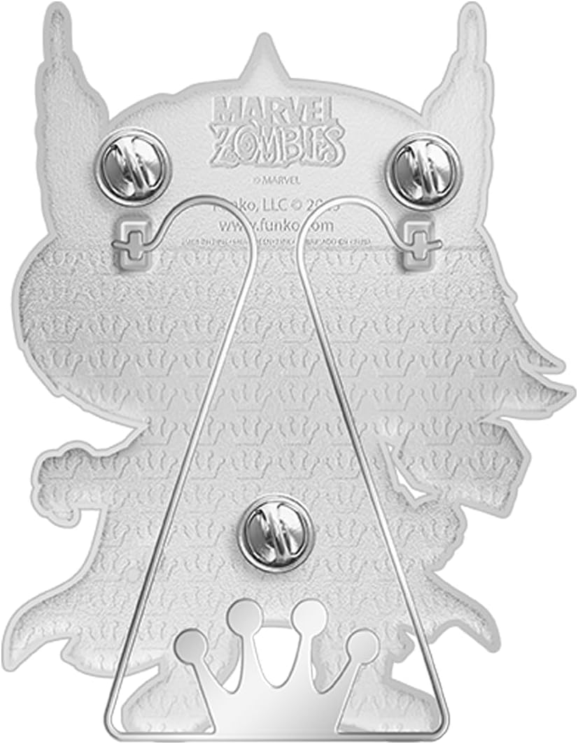 Loungefly Large Enamel Pin MARVEL: ZOMBIE THOR - Thor - Marvel Zombies Enamel Pins - Cute Collectable Novelty Brooch - for Backpacks & Bags - Gift Idea - Official Merchandise