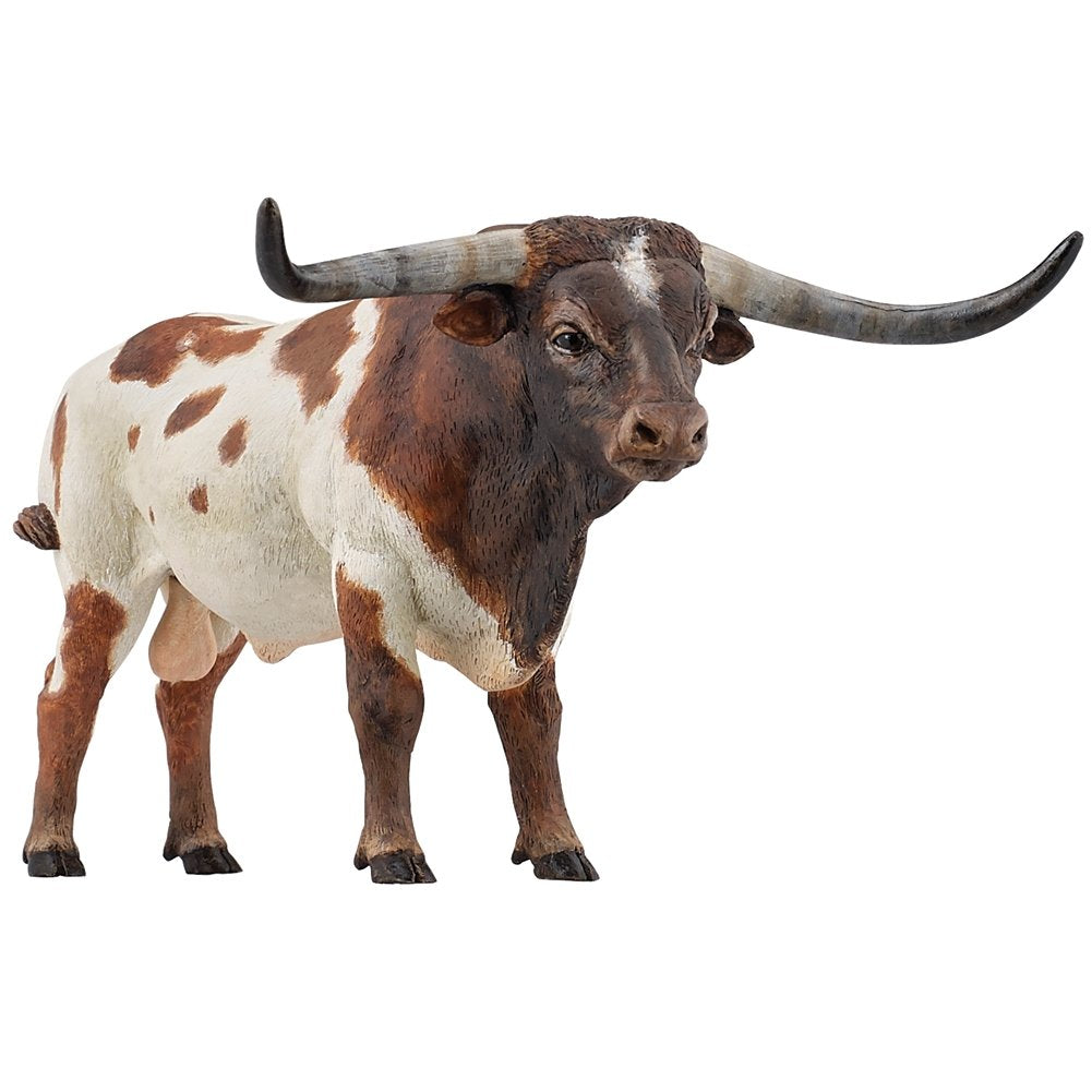 Papo "Longhorn Bull Figure (Multi-Colour)