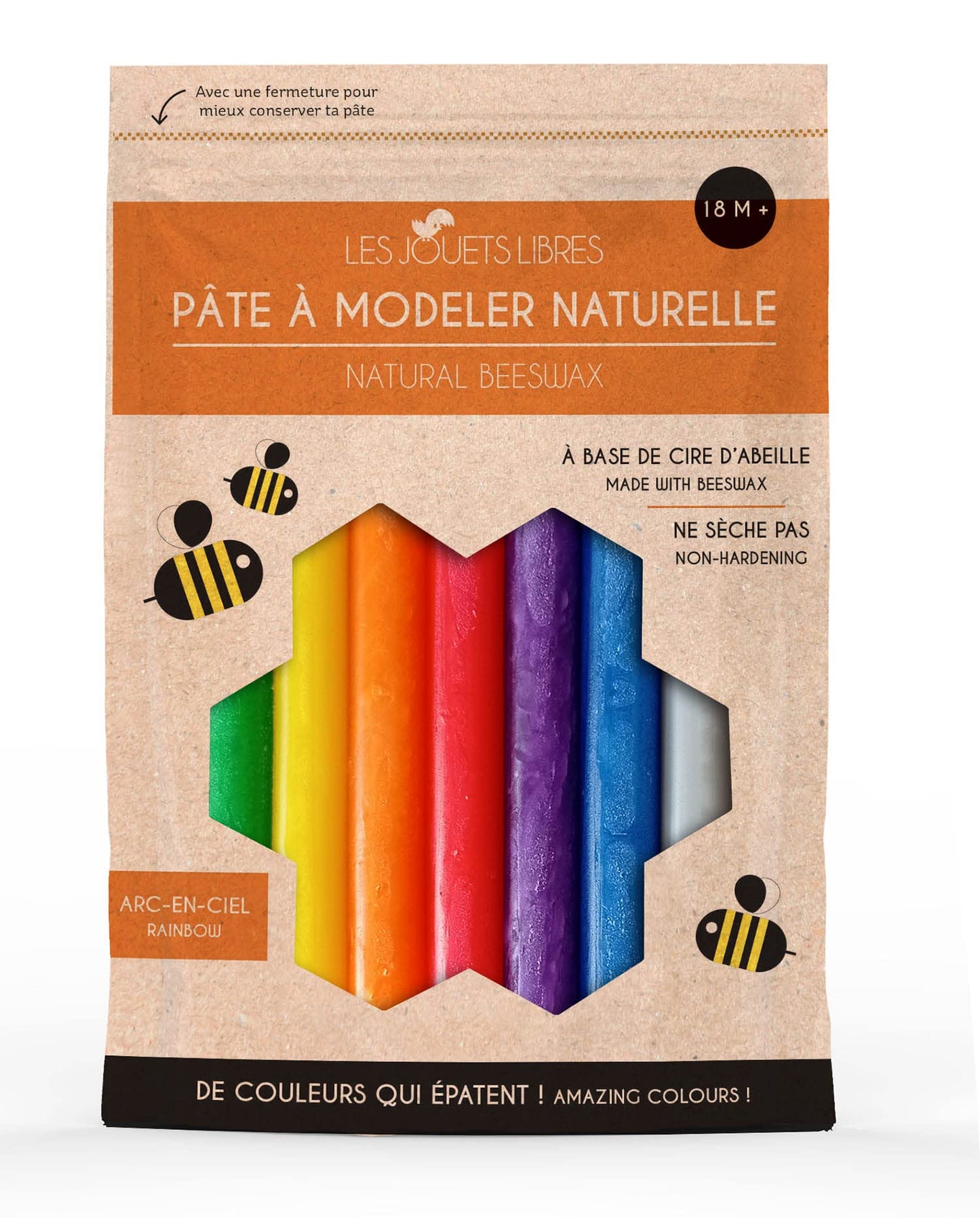 BEESWAX MODELLING CLAY RAINBOW
