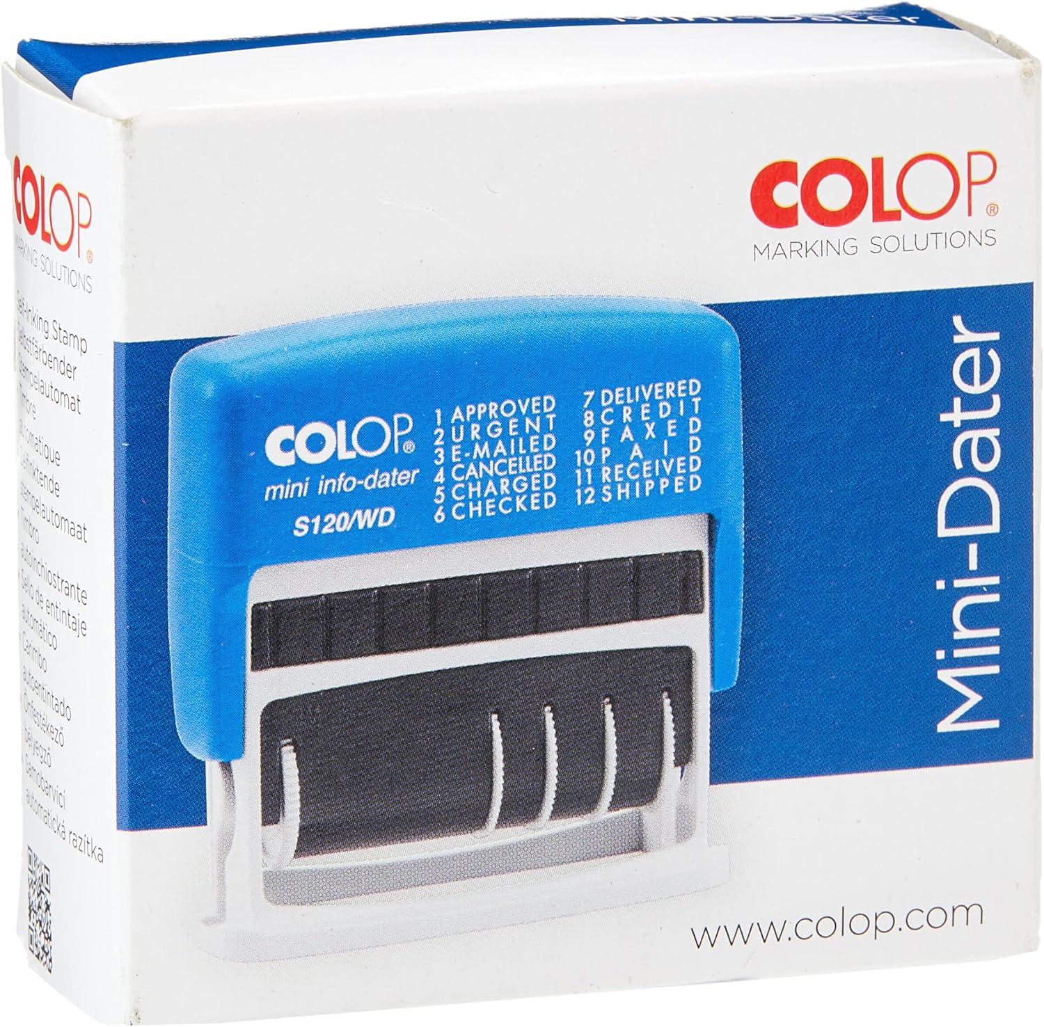 COLOP S120/13 Numbering Stamp,Blue