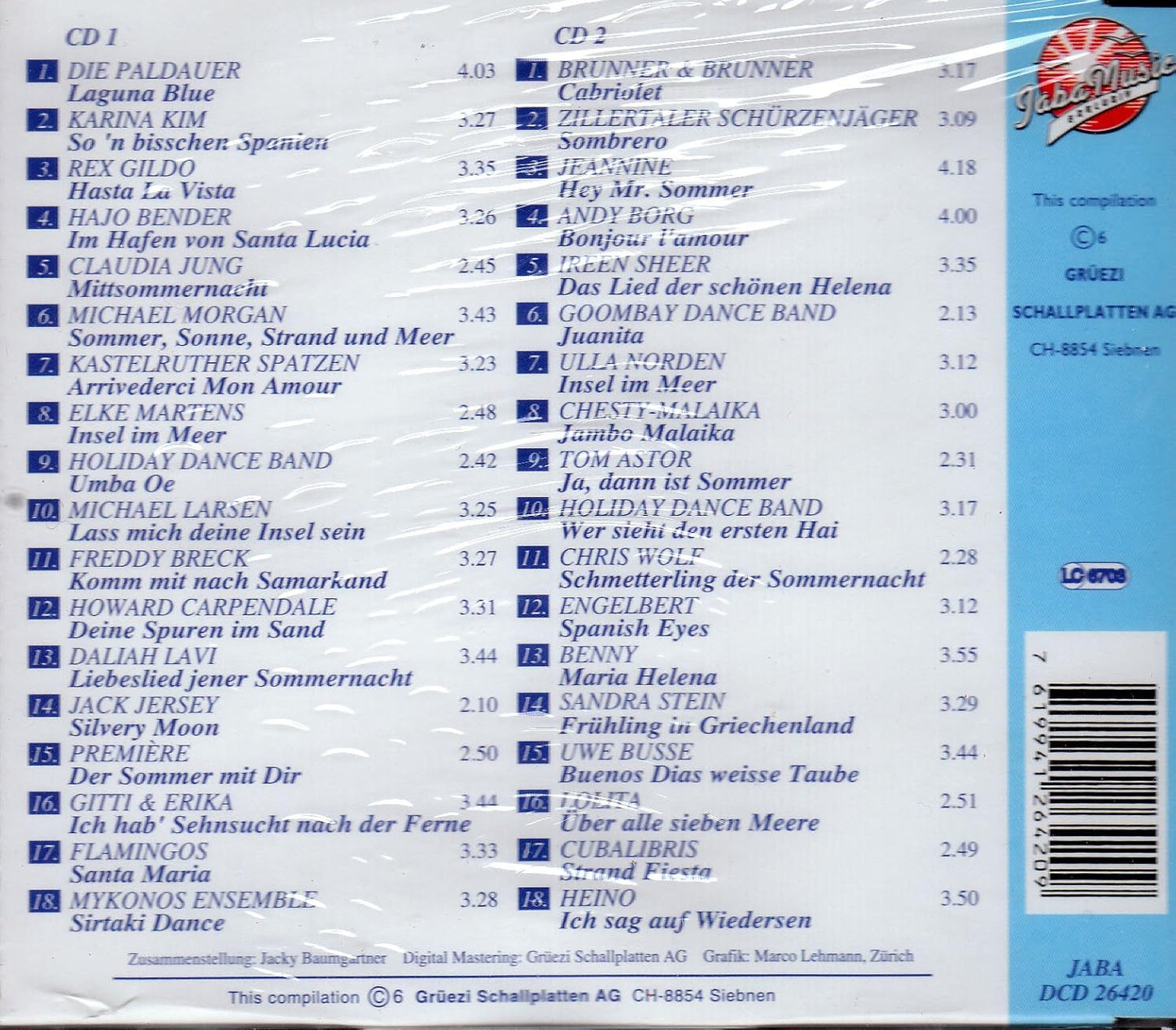 Ein Hauch von Fernweh - 36 traumhafte Ferienschlager