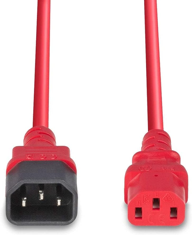 Lindy 30476 0.5m IEC C14 to IEC C13 Extension Power Cable