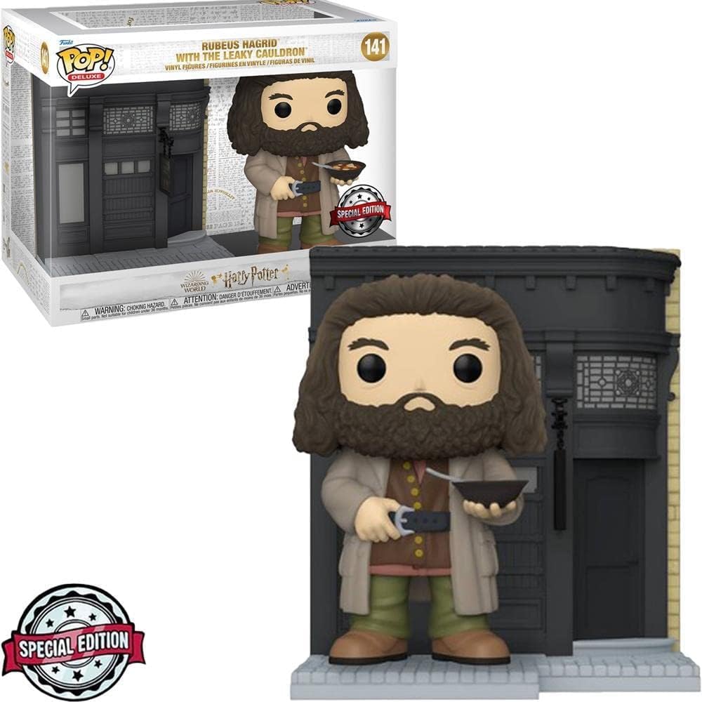 Funko Pop - Deluxe - Harry Potter's Wizarding World - Rubeus Hagrid with The Leaky Couldron (Special Edition) #141