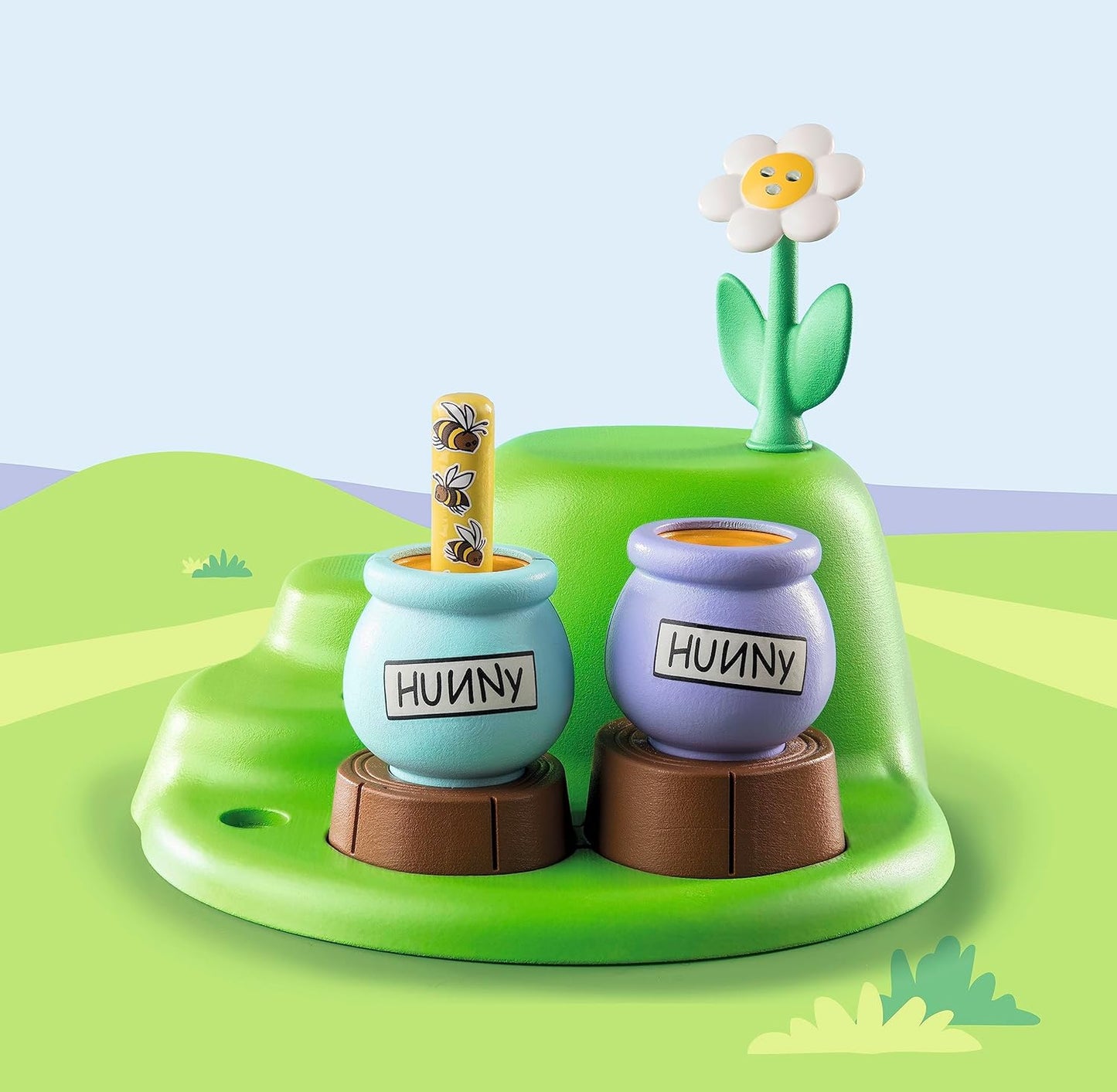 PLAYMOBIL 1.2.3 & Disney 71317 Winnies & Tiggers Bienengarten, Winnie Puuh, Lernspielzeug für Kleinkinder, Spielzeug für Kinder ab 12 Monaten