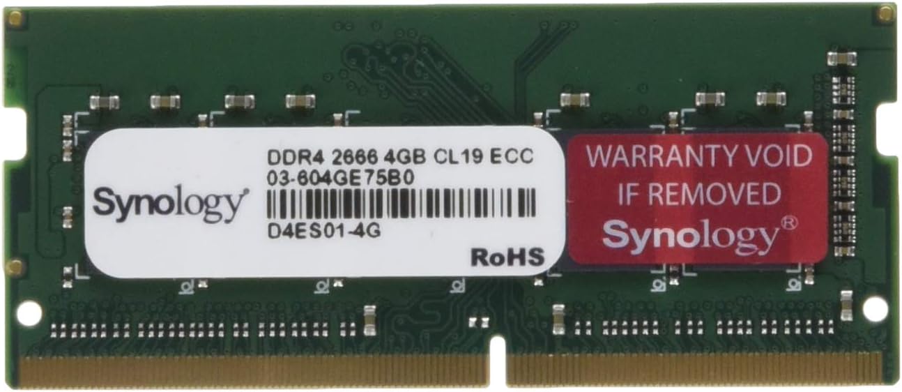 Synology Memory expansion 4GB DDR4.