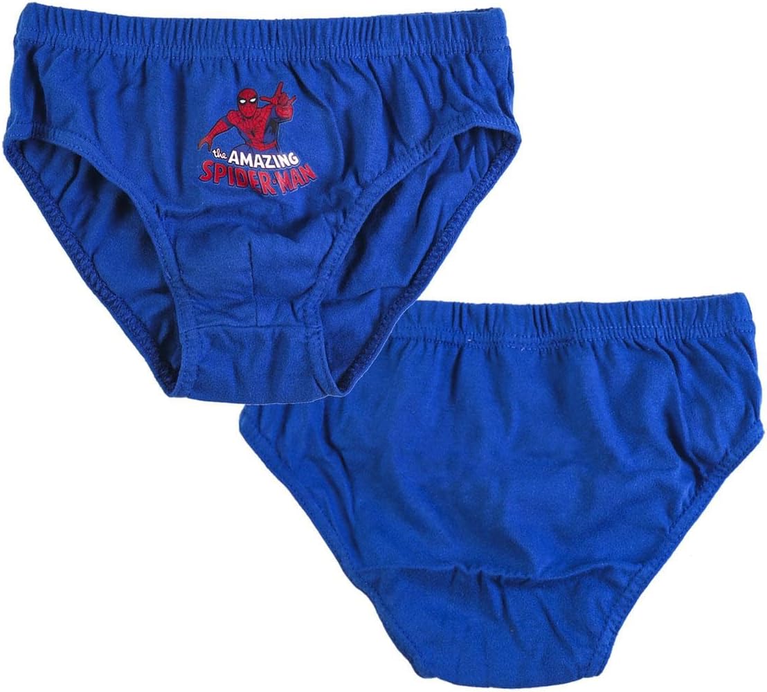 Spiderman Unisex Kid's Boxers Pack Half Slip 6-8 Years Multicolor